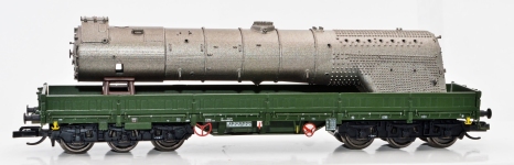 NPE Modellbau NW52064 - TT - Schwerlastenwagen Samms 4860 mit Reko-Kessel grau, DR, Ep. IV